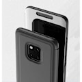 Miniatyrbild 5 av 9: Mate 20 Pro Smart Flipfodral Clear View Standing V2 Rocket Svart