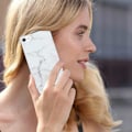 Miniatyrbillede 5 af 5: iPhone 8 & 7 Stilfuld Marble Shell Square Svart