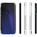Pikkukuva 3 / 4: Motorola One Macro Iskunvaimennus Silicone Case Shockr Transparent