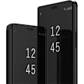 Pikkukuva 1 / 5: Samsung A35 5G Smart Flip Case Clear View Seisova V2 Rocket Black