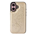 Miniatyrbild 3 av 7: iPhone 16 Stöttåligt Skal Korthållare 3-FACK Flippr V2 - Guld