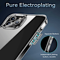 Miniatyrbillede 4 af 6: iPhone 11/12/13/14/15 stødabsorberende etui Simple V2 - Gennemsigtig Transparent iPhone 11 Pro Max