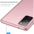 Pikkukuva 5 / 7: Samsung S20 FE Erittäin ohut kumipinnoitettu Cover Basic V2 Pink gold