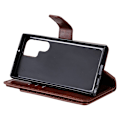 Miniatyrbild 7 av 7: Samsung S25 Ultra Praktisk Plånboksfodral med 12-Fack Array V4 - Brun
