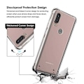 Miniatyrbillede 4 af 5: Motorola One Vision stødabsorberende silikone Shell Shockr Transparent