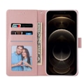 Miniatyrbillede 2 af 10: iPhone 12 Pro Max Trendy Pung-etui Sparkle 4-RUMMET Rosa