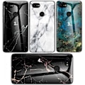Miniatyrbillede 2 af 7: Google Pixel 3 Marble Shell 9H hærdet glas bagside glas bagside V2 Black Svart/Guld