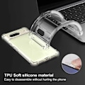 Miniatyrbillede 3 af 7: Google Pixel 8 stødabsorberende silikonetui Shockr Transparent
