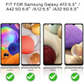 Miniatyrbillede 2 af 6: 2-PACK Samsung A13 5G / A04s Privacy Hærdet glas 0,26 mm 2,5D 9H Transparent