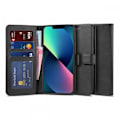Pikkukuva 1 / 4: iPhone 13 Pro lompakkokotelo PU-nahkaa 4-tasku Black
