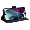 Miniatyrbillede 2 af 5: Motorola Moto E20 / E30 / E40 Pung etui PU læder 6-SLOT Winston V3 Black