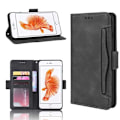 Miniatyrbillede 1 af 6: iPhone 6/6S Pung-etui PU-læder 6-LOMMES Winston V3 Black