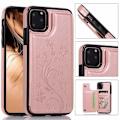Pikkukuva 1 / 8: iPhone 11 Pro Max Iskunkestävä kotelo, 3-taskuinen Flippr V2 Pink gold