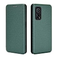 Pikkukuva 2 / 9: Xiaomi Mi 10T / 10T Pro Flip Case -korttipaikka CarbonDreams Green Green