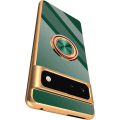 Miniatyrbild 1 av 11: Google Pixel 7a Elegant & Stöttåligt Skal med Ringhållare Flawless Svart