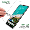Miniatyrbild 6 av 8: 2-PACK Xiaomi Mi A3 Härdat glas 0.26mm 2.5D 9H Transparent