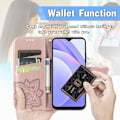 Pikkukuva 7 / 11: Xiaomi Redmi Note 9 lompakkokotelo PU-nahkainen 4-taskuinen perhonen Pink gold