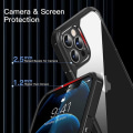 Miniatyrbillede 3 af 5: iPhone 15 Pro stødsikker etui Bulwark Transparent