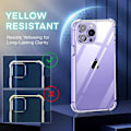 Miniatyrbillede 3 af 7: iPhone 14 Pro stødabsorberende silikone Shell Shockr Transparent