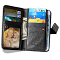 Miniatyrbillede 8 af 8: iPhone 6S Plus praktisk pung-etui med 11-bakker Brun