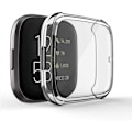 Pikkukuva 1 / 2: Täysi peittävä erittäin ohut TPU-suojus Fitbit Versa 2 Liquid Transparent