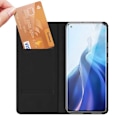 Pikkukuva 3 / 6: Xiaomi Mi 11 Flip Case Smooth -korttipaikka Black
