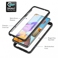 Miniatyrbild 3 av 5: Samsung A21s Heltäckande Premium 3D Skal ThreeSixty Transparent