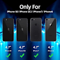Pikkukuva 8 / 8: Kuminen iskunkestävä kotelo iPhone 7 / 8 / SE2 / SE3 - vaaleanpunainen