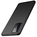 Pikkukuva 2 / 6: Samsung A52 / A52s 4G 5G Ultraohut kumipinnoitettu mattamusta kansi Basic V2 Black