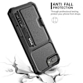 Pikkukuva 6 / 6: iPhone 7 Plus:n iskunkestävä kansi korttilokerolla Solid V2 Black