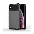 Pikkukuva 1 / 3: iPhone XS Max iskunkestävä kotelo Void-korttipaikalla Black