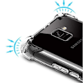 Miniatyrbillede 2 af 4: Samsung A8 2018 stødabsorberende silikone Shell Shockr Transparent