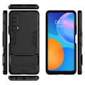 Miniatyrbild 7 av 9: Huawei P Smart 2021 Stöttåligt Skal med Kickstand ThinArmor Svart