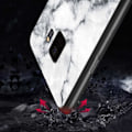 Pikkukuva 3 / 10: Samsung S9 Marble Shell 9H Tempered Glass Back Glassback V2 Black Svart/Guld