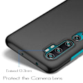 Miniatyrbillede 5 af 6: Xiaomi Mi Note 10 Lite Ultra tyndt matsort cover Basic V2 Black