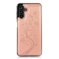 Pikkukuva 7 / 8: Samsung A54 5G Iskunkestävä Kannen korttiteline 3-POCKET Flippr V2 Rosenguld