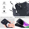 Miniatyrbillede 3 af 7: iPhone 13 Gummieret skalvæske - Sort
