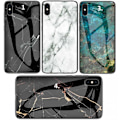 Pikkukuva 2 / 7: iPhone XS Max Marble Shell 9H Tempered Glass Back Glassback V2 Green Emerald Green