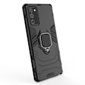 Pikkukuva 3 / 7: Samsung Note 20 iskunkestävä kotelo ThinArmor sormustelineellä Black