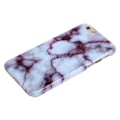 Miniatyrbillede 8 af 11: iPhone 5/5S/SE Marble Shell Slimfit 3D Design Red Variant 1