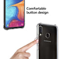 Miniatyrbillede 3 af 6: Samsung A20e stødabsorberende silikonecover Shockr (SM-A202F) Transparent