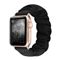 Pikkukuva 5 / 6: Apple Watch 42/44/45mm Elegant Elastisk Tyg Armband Black Variant 3