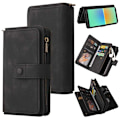 Miniatyrbillede 1 af 9: Xperia 10 IV multifunktionelt pung etui Lynlås 13-rum Black