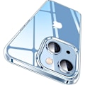 Miniatyrbillede 5 af 7: iPhone 14 Plus stødabsorberende silikonetui Simple Transparent