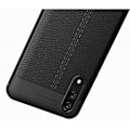 Miniatyrbillede 4 af 4: P20 Pro Stødsikker & Stødabsorberende Cover Læder Ryg Svart