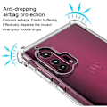 Miniatyrbillede 2 af 6: Motorola Edge Plus stødabsorberende silikone Shell Shockr Transparent