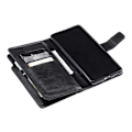 Miniatyrbillede 3 af 6: Samsung S22 Ultra Practical Wallet Case med 12-bakke Array V4 Black