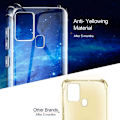 Miniatyrbillede 4 af 4: Samsung A21s stødabsorberende silikone Shell Shockr Transparent