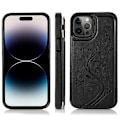 Miniatyrbild 1 av 6: iPhone 16 Pro Stöttåligt Skal Korthållare 3-FACK Flippr V2 Svart