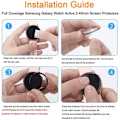 Pikkukuva 4 / 4: Samsung Galaxy Watch Active Tempered Glass 0,2mm 9H Transparent